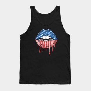 American Lady Mouth Tank Top